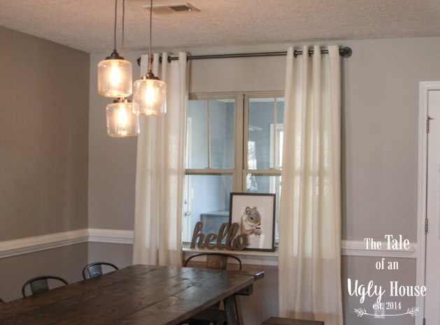 West Elm Inspired Industrial Curtain Rod