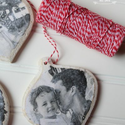 DIY Vintage Photo Ornaments