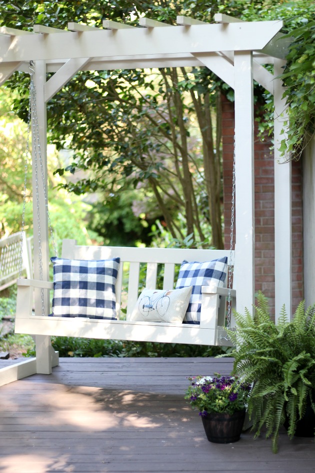 Diy Porch Swing Pergola Sincerely, How To Build A Free Standing Patio Swing