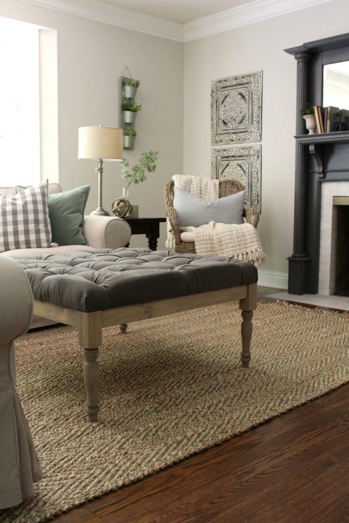 DIY Upholstered Coffee Table