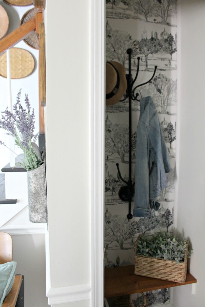 The perfect little coat closet makeover 