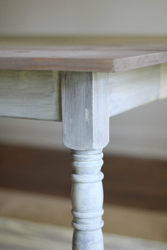 Our Dining Table Using Antique Legs
