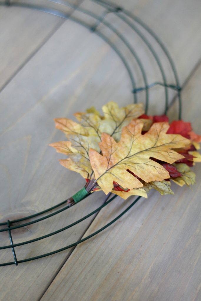 The Easiest & Fullest Fall Leaf Wreath