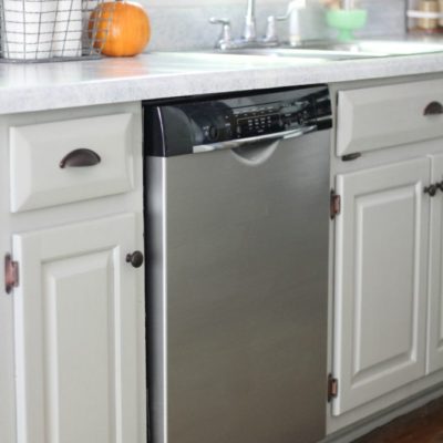 Our Dishwasher Makeover With Liquid Stainless Steel