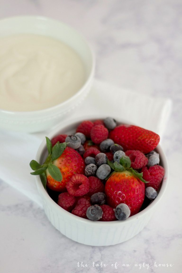 Frozen Yogurt & Berry Bark Sincerely, Marie Designs