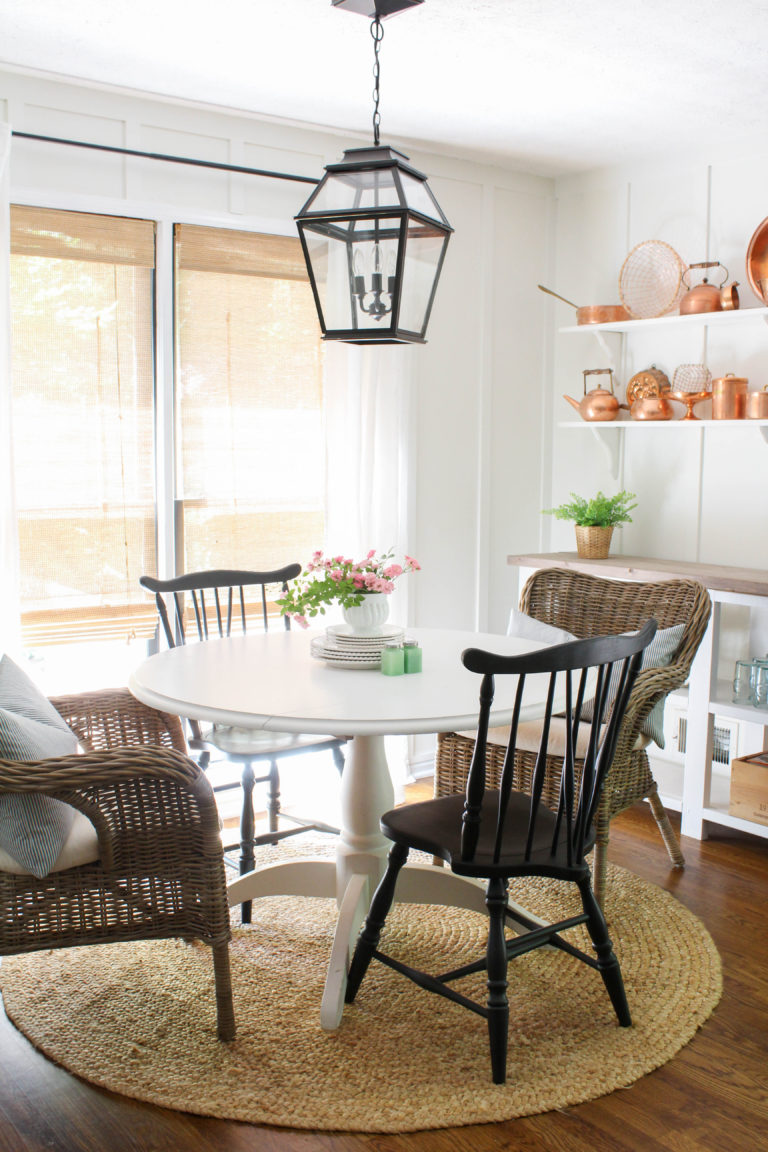 New Chairs in the Breakfast Nook & Wicker Chairs For Any Budget