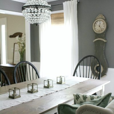 Vintage Inspired Dining Room Makeover