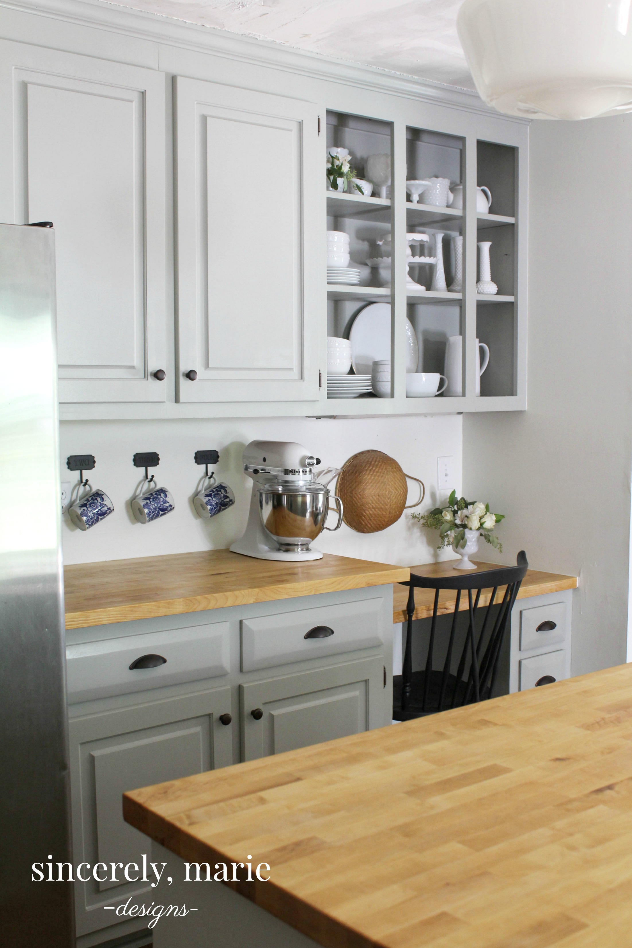 Kitchen Cabinets Vs Opening Shelving, Open Shelving And Cabinets