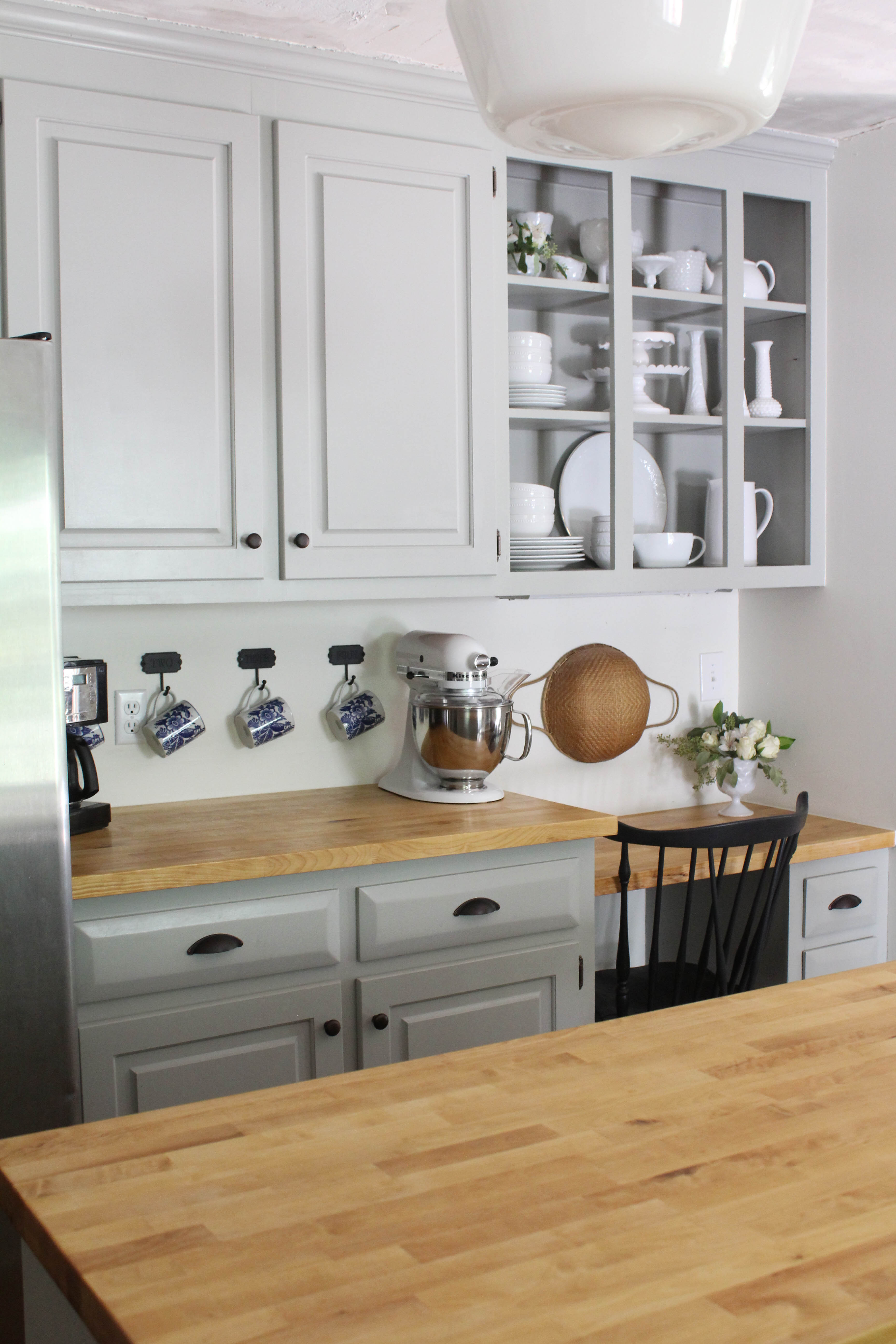 Kitchen Cabinets vs. Open Shelving - Sincerely, Marie Designs