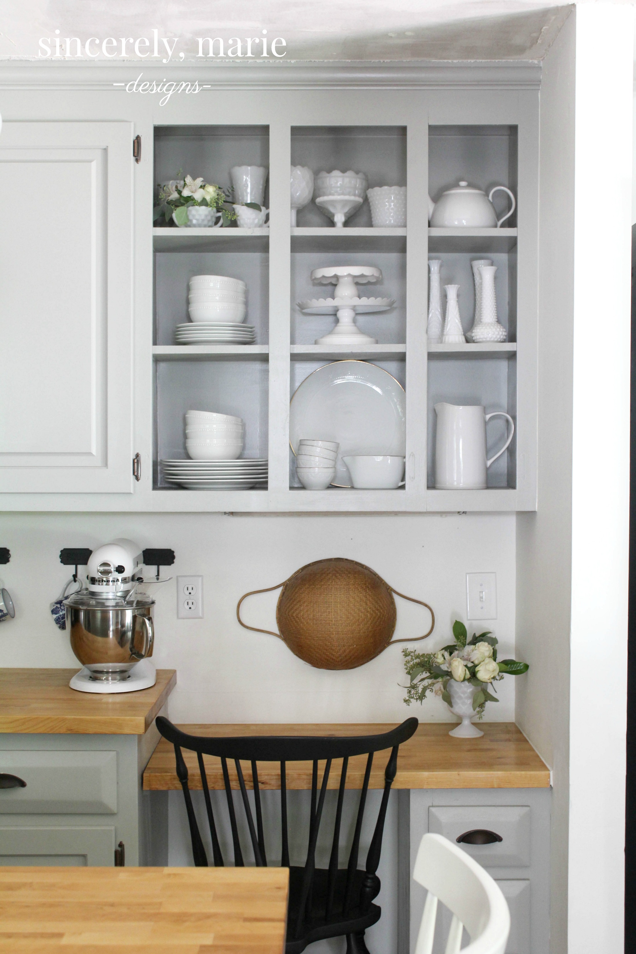 Kitchen vs. Open Shelving Sincerely, Marie Designs