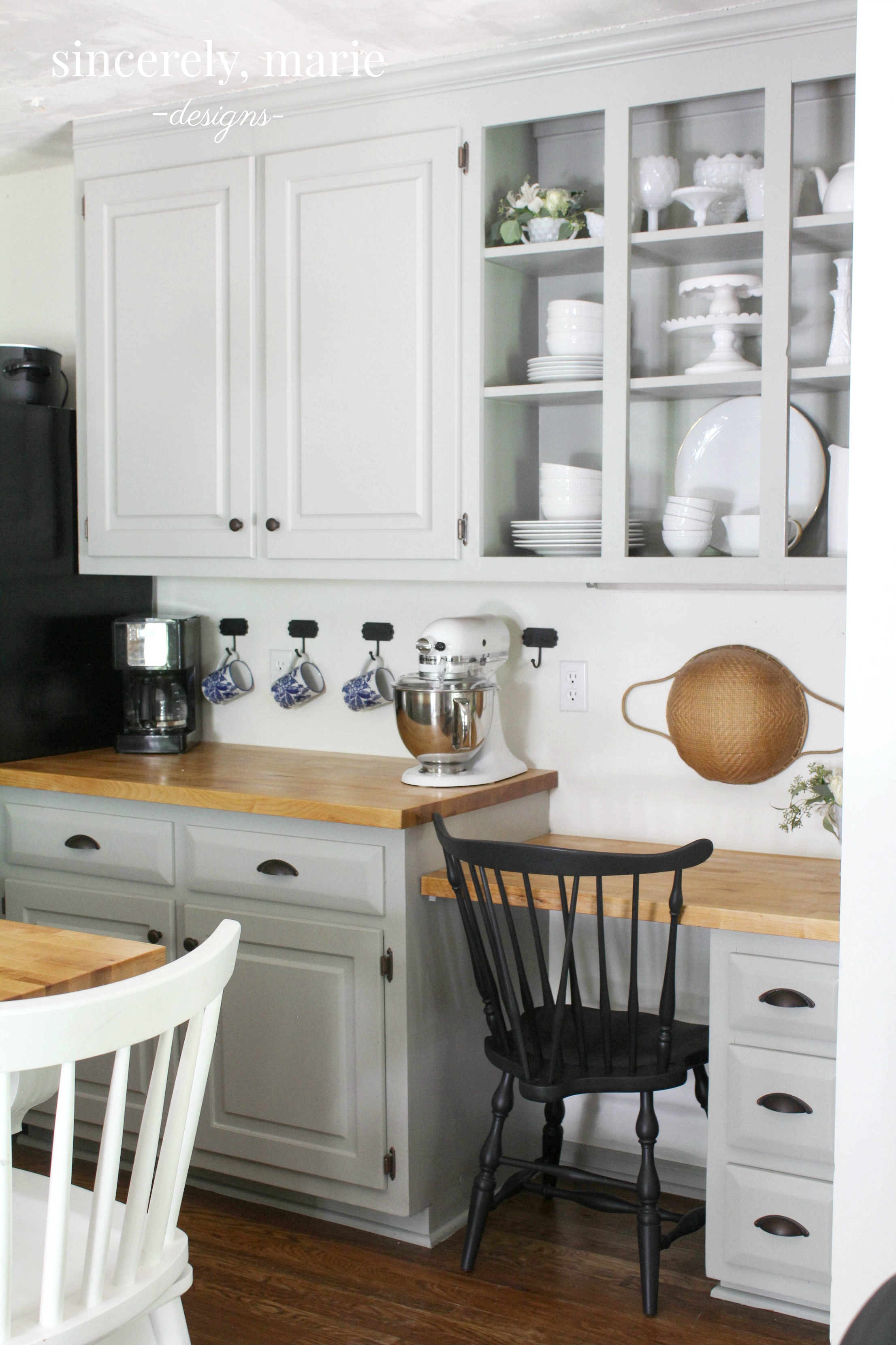 Kitchen vs. Open Shelving Sincerely, Marie Designs
