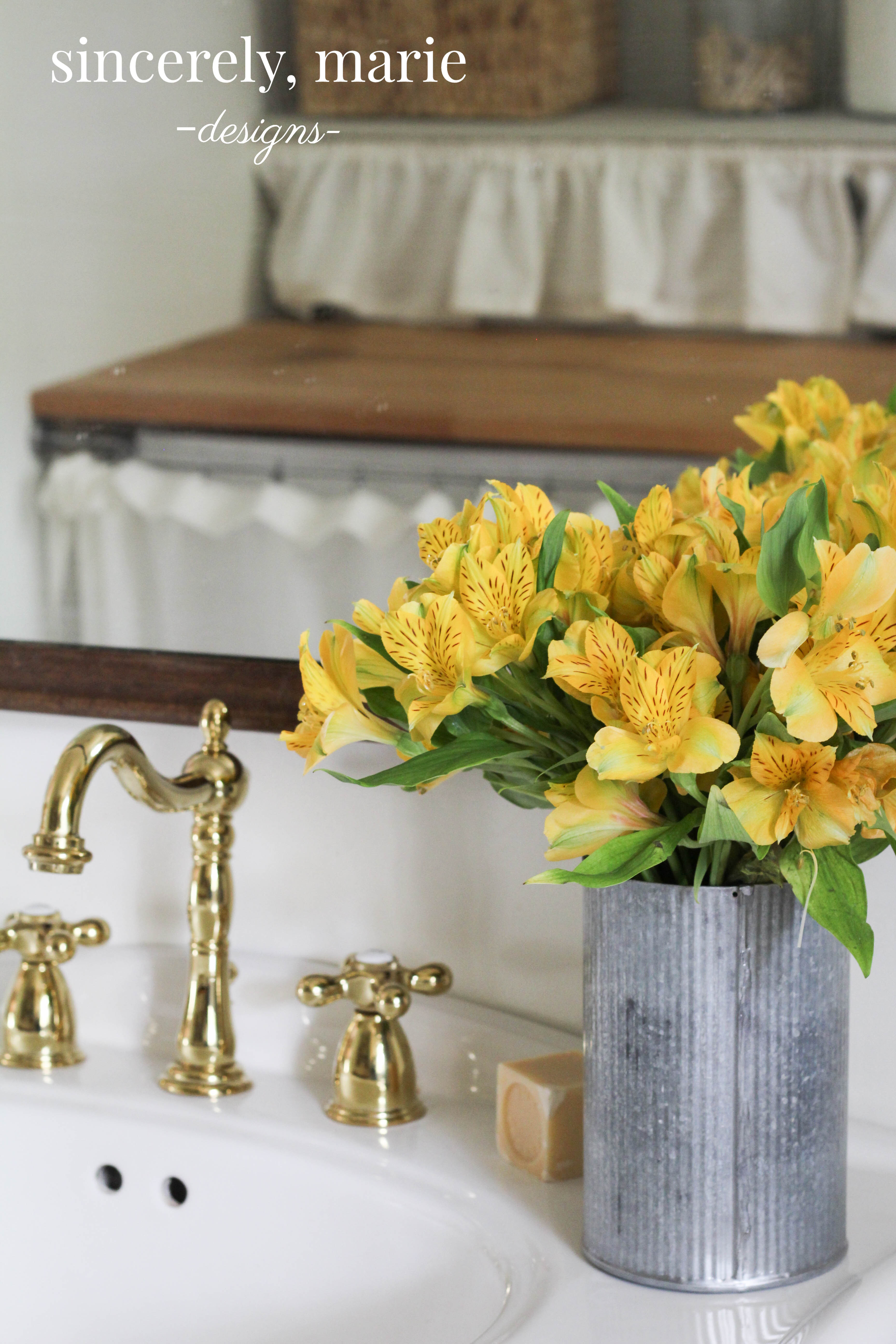 DIY Faux Brick Flooring Sincerely, Marie Designs