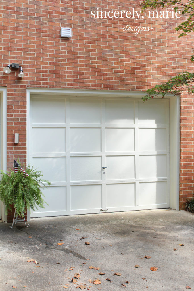 Simple Garage Door Makeover