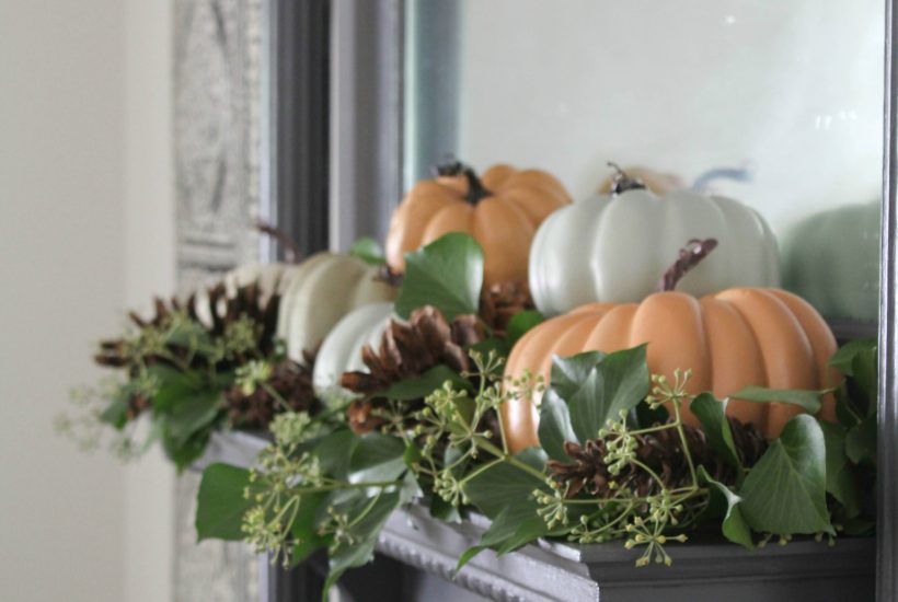 Natural Fall Mantel