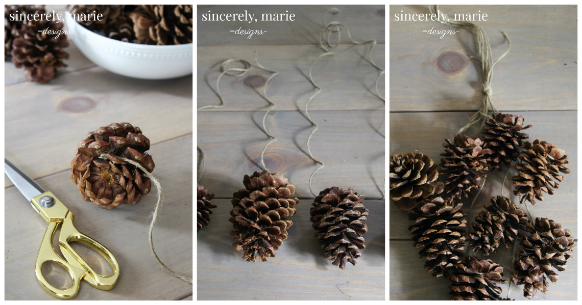 DIY Fall Decor - Make Your Own Pine Cone Tassel