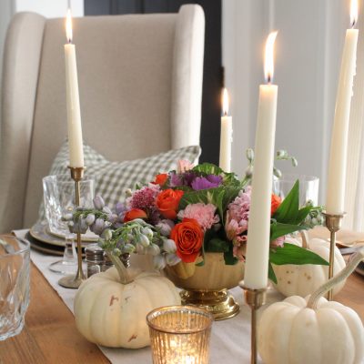 An Intimate & Timeless Thanksgiving Tablescape
