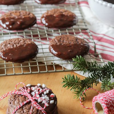 Chocolate Ganache Dipped Cookies – Holiday Cookie Hop