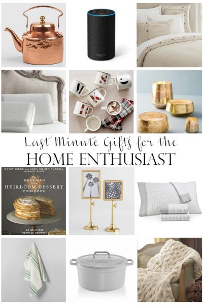 Last Minute Gift Ideas For the Home Enthusiast