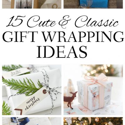15 Cute & Classic Holiday Wrapping Ideas
