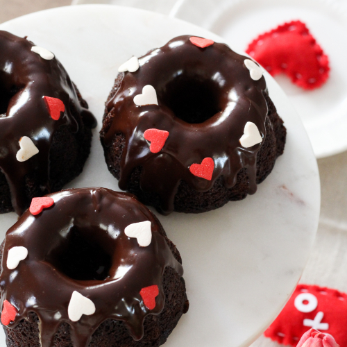 Valentine Heart Bundt Cake