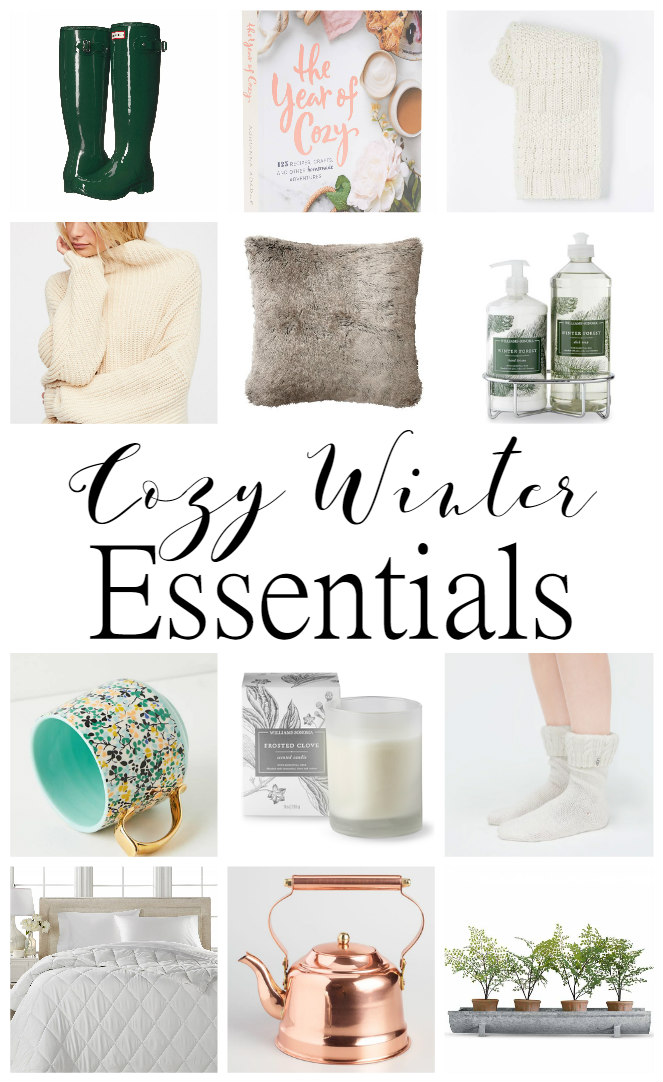 My Cozy Winter Essentials - Sincerely, Marie Designs
