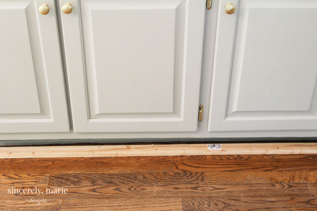 How To Get A Custom Cabinet Look Using Trim Sincerely Marie Designs