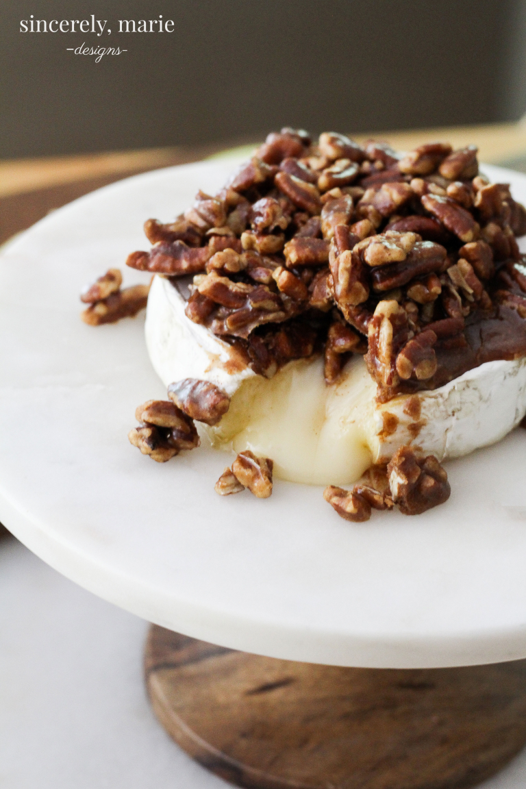 Maple Pecan Baked Brie & Our Favorite Summertime Dinner