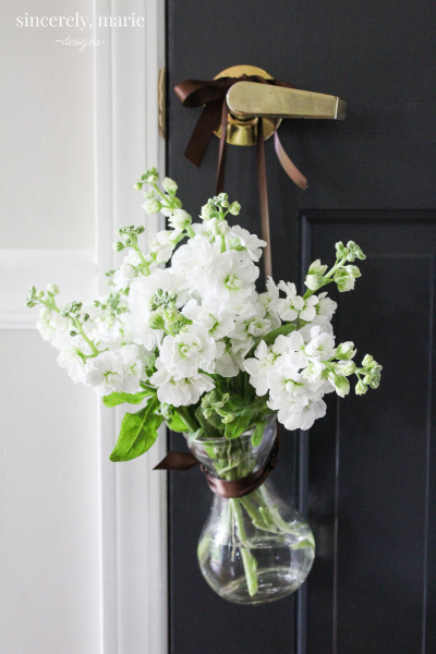 DIY Hanging Flower Vase