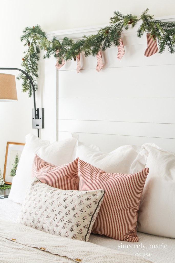 Our Classic & Cozy Christmas Bedroom - Sincerely, Marie Designs