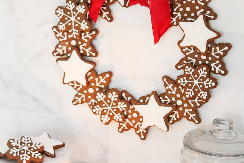 Gingerbread Cookie Wreath