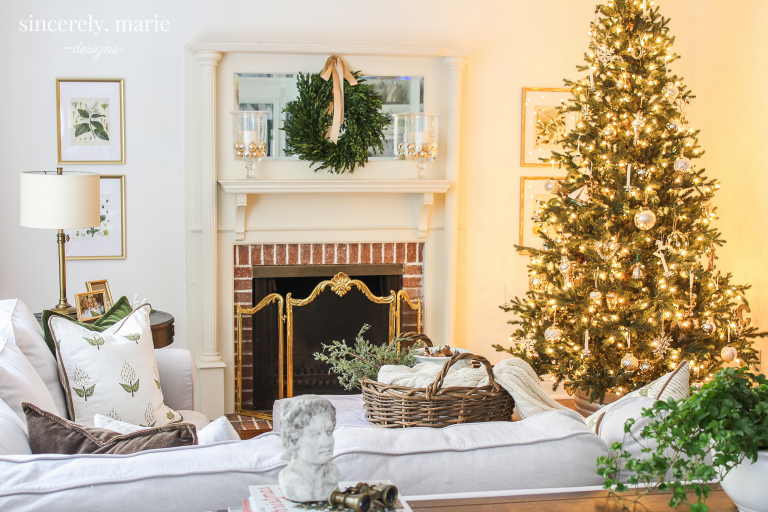 Our Classic Christmas Home Tour - Sincerely, Marie Designs