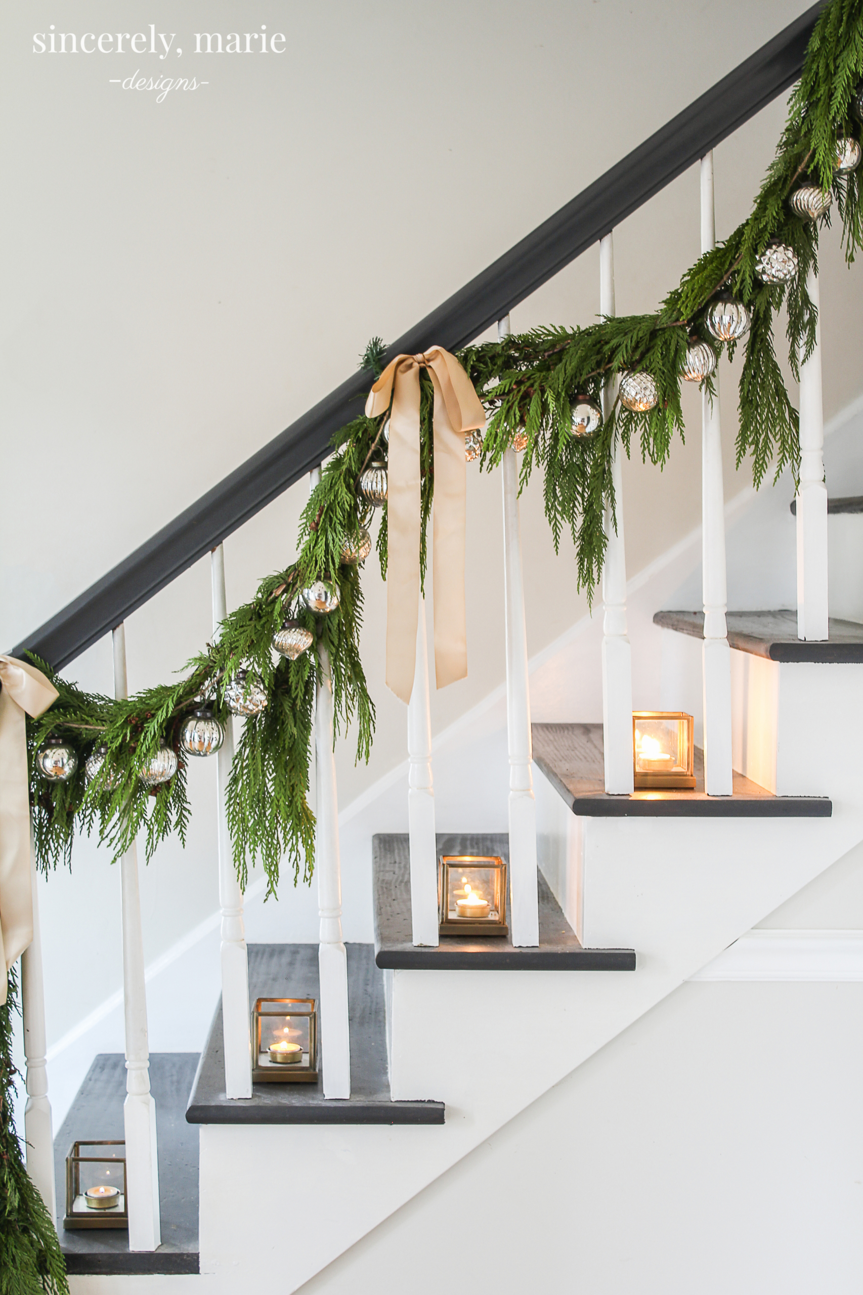 Adding Fresh Greens to Faux Garland at the Shop – Jenny Steffens Hobick