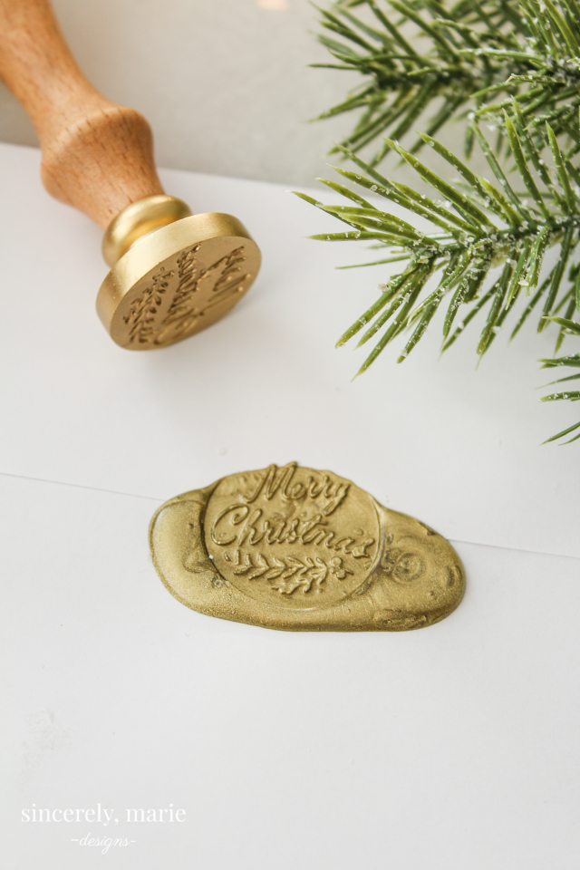 Gift Wrapping with Wax Seals Sincerely, Marie Designs