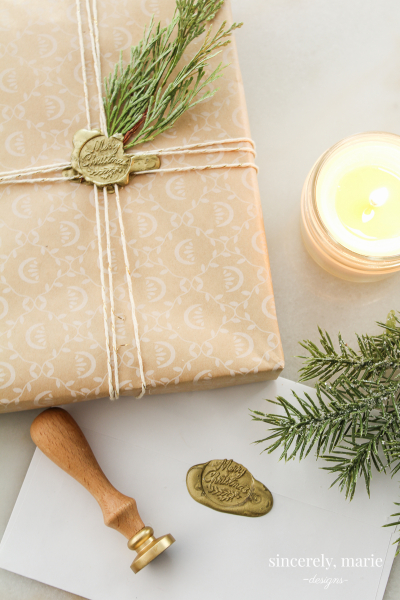 Gift Wrapping with Wax Seals