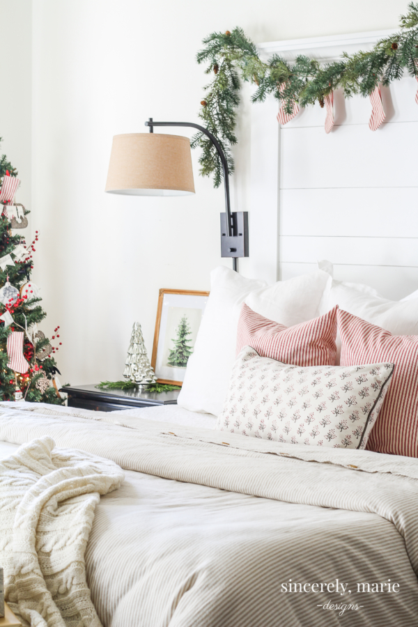 Our Classic & Cozy Christmas Bedroom - Sincerely, Marie Designs