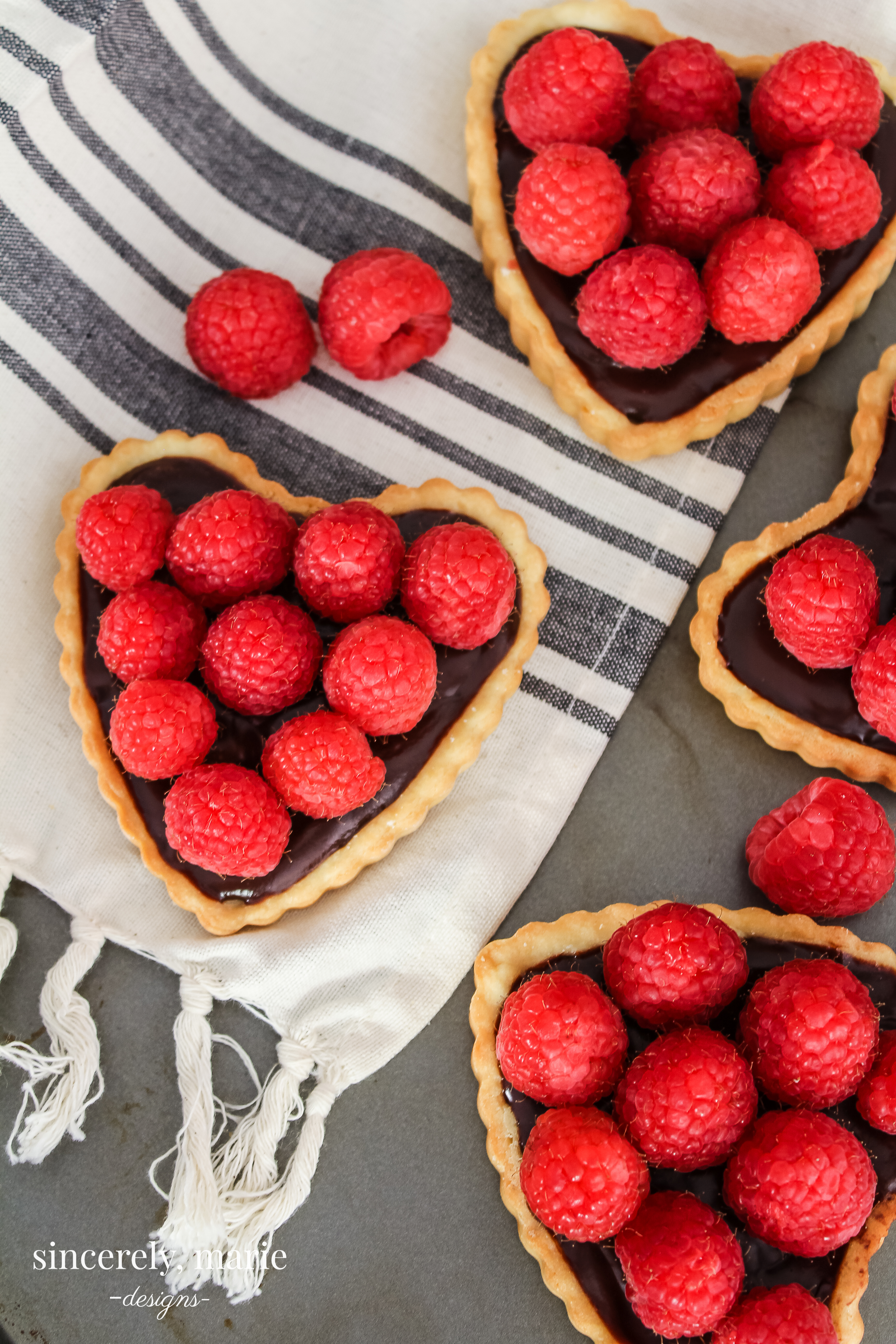 Mini French Tart Hearts - Our Favorite Chocolate Tart Recipe ...