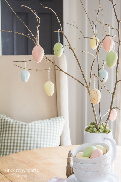 Hanging Easter Egg Tree