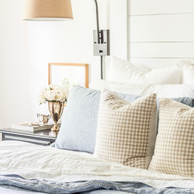 3 Ways To Make a Pretty & Comfy Bed + Our New Linen Bedding