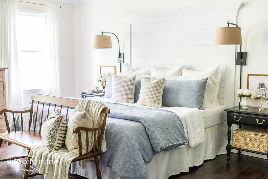 3 Ways To Make a Pretty & Comfy Bed - Sincerely, Marie Designs