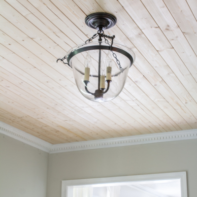 How To Easily Plank A Textured Ceiling