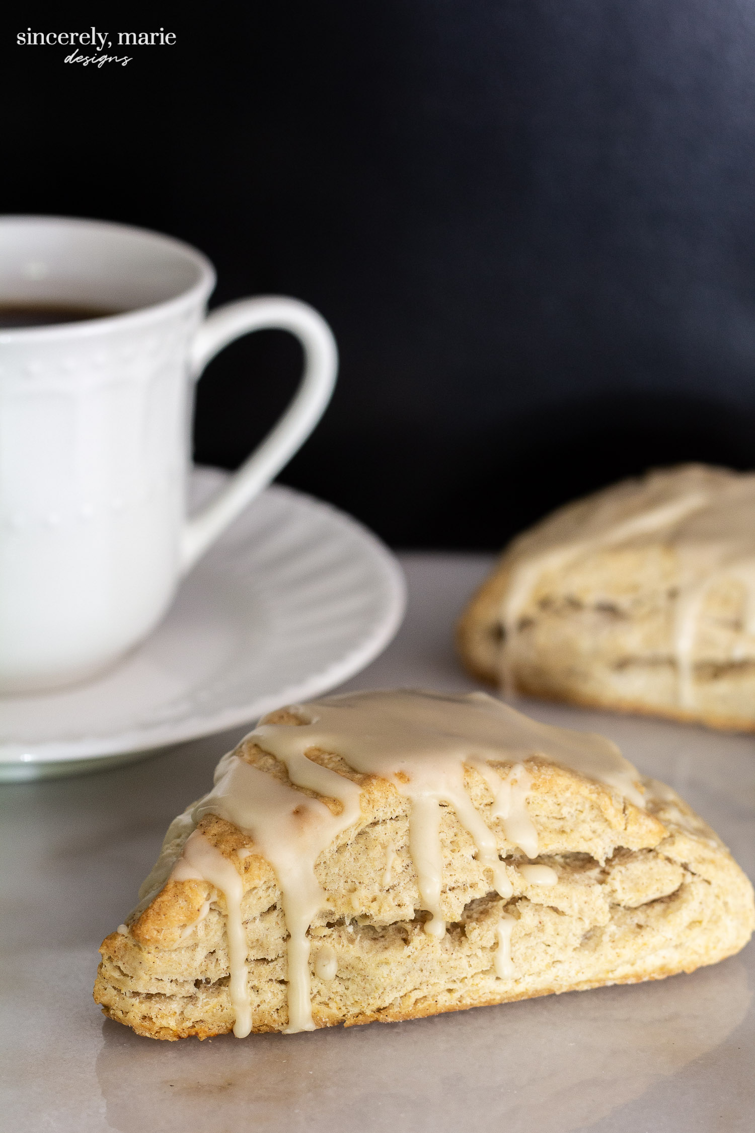 maple-brown-sugar-scones -1-2 - Sincerely, Marie Designs