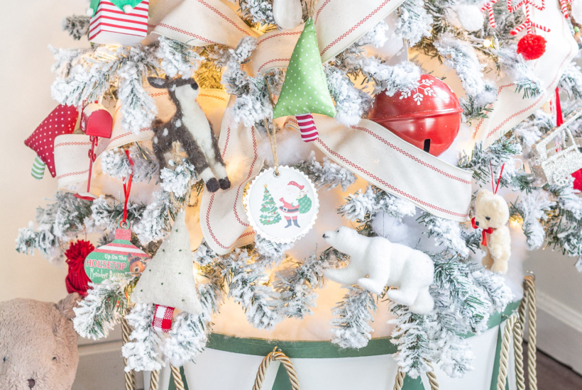 DIY Christmas Tree Collar