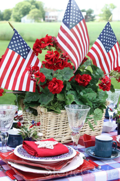 Simple Decorating Ideas For The 4th Of July - Sincerely, Marie Designs