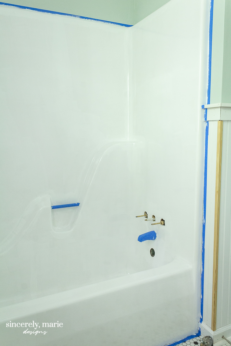 How To Affordably Refinish A Tub & Shower Sincerely, Marie Designs