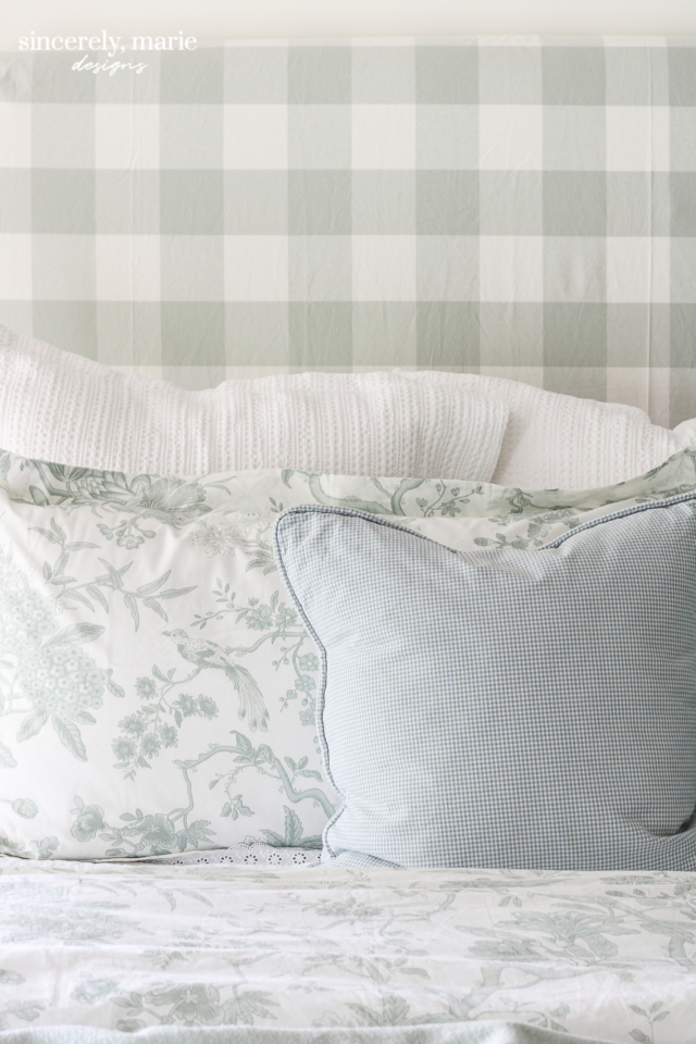 Quick Slipcover Solution For An Upholstered Headboard Sincerely