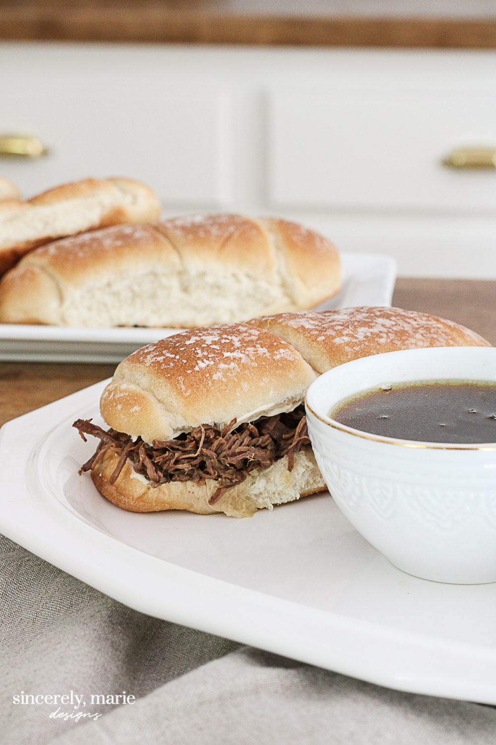 Crock Pot French Dip Two Ways Sincerely, Marie Designs