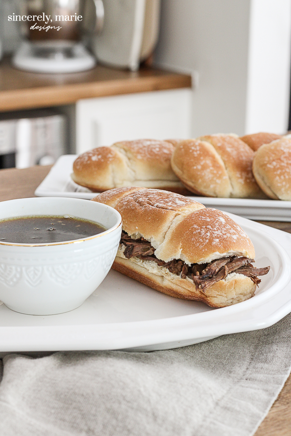 Crock Pot French Dip Two Ways Sincerely, Marie Designs