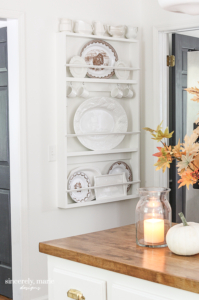 DIY Plate Rack