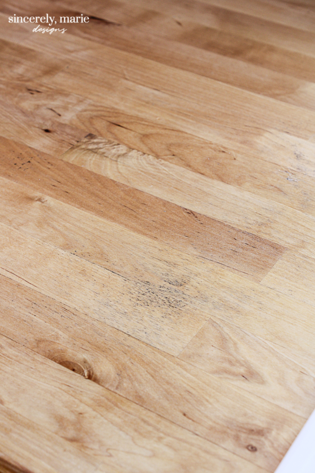 How To Refinish Butcher Block Countertops Sincerely, Marie Designs