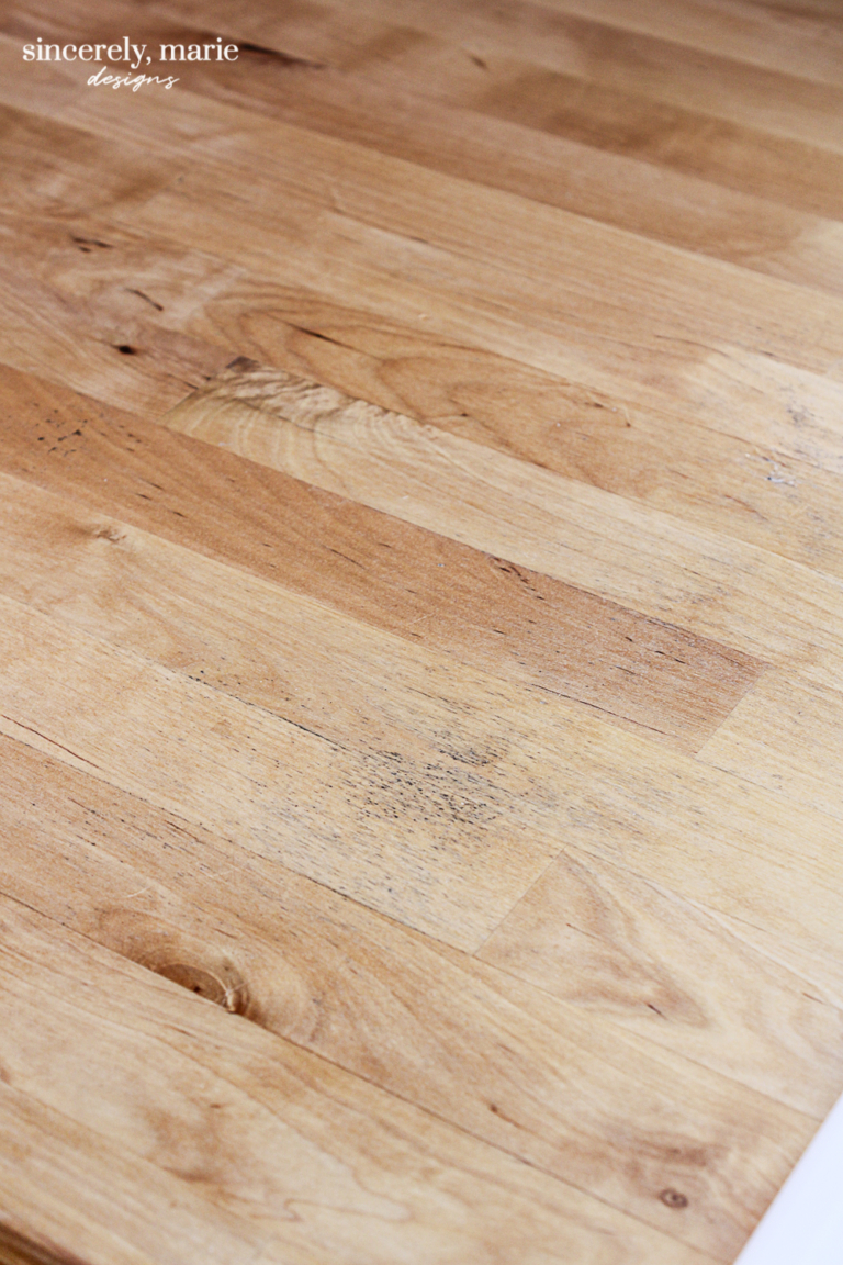 How To Refinish Butcher Block Countertops Sincerely, Marie Designs